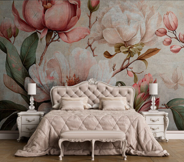 Elegante composizione floreale dalle tonalità tenui. Elegante composizione floreale dalle tonalità tenui.