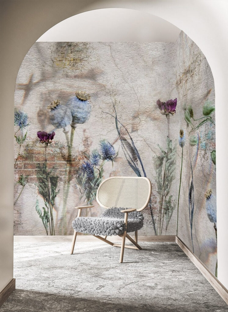 Muro con fiori e muro di mattoni u72771pih1m 747x1024 - Muro con fiori e muro di mattoni