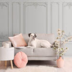 Carta da parati Parete con pareti bianche