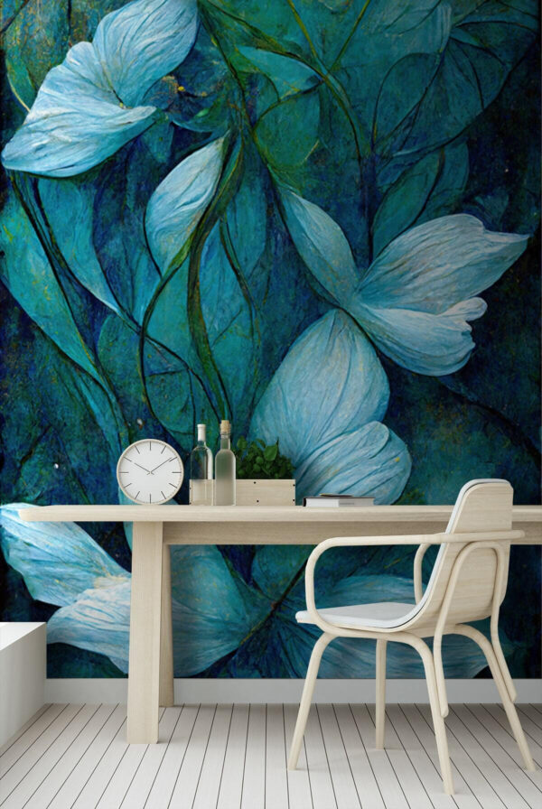 Pittura di fiori e foglie Pittura di fiori e foglie
