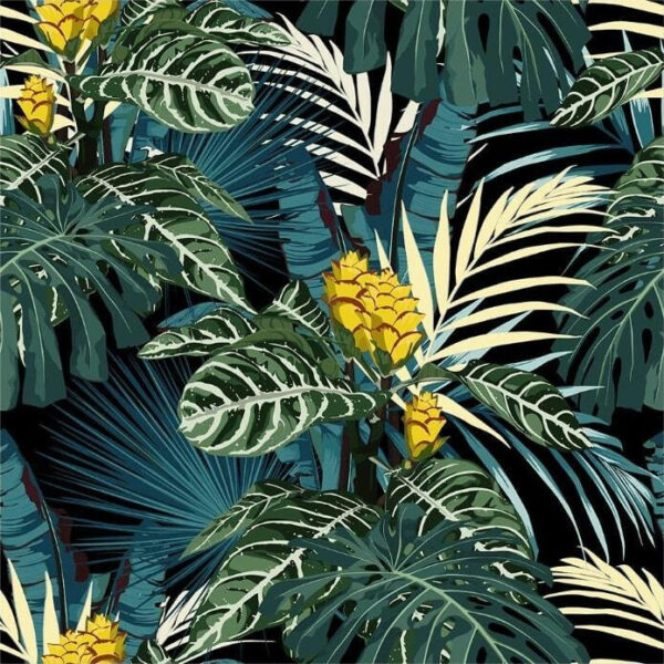 Modello di piante tropicali Modello di piante tropicali