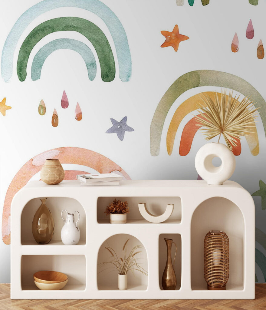 Motivo di arcobaleni e stelle acquerellati u72183pir3 879x1024 - Motivo di arcobaleni e stelle acquerellati - tegory