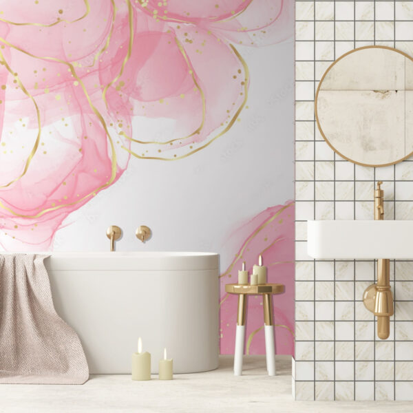 Girelle rosa con accenti maculati. Girelle rosa con accenti maculati.