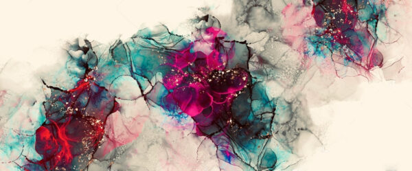 Composizione astratta colorata di arte fluida. Composizione astratta colorata di arte fluida.