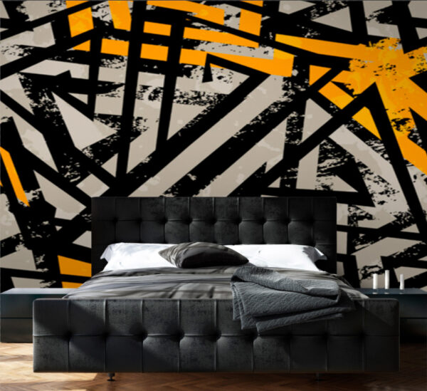Motivo nero e giallo Motivo nero e giallo