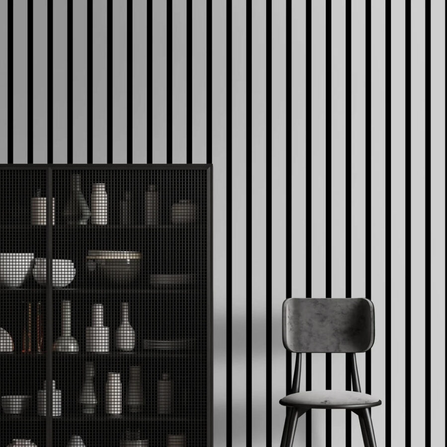 Linee verticali in bianco e nero