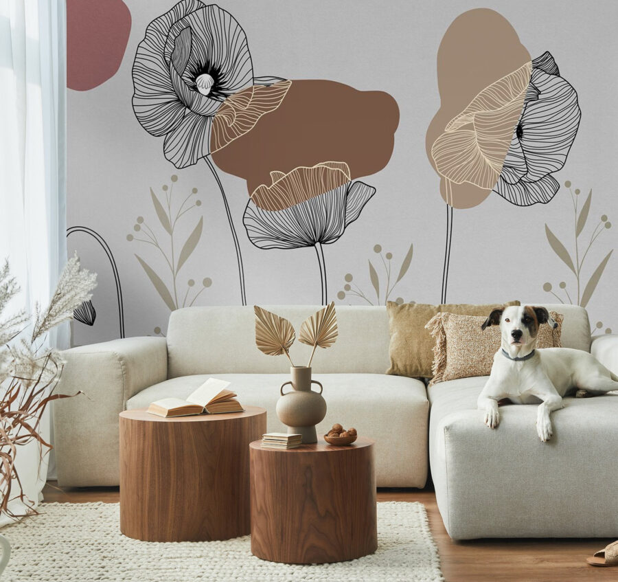 Disegno di fiori e piante