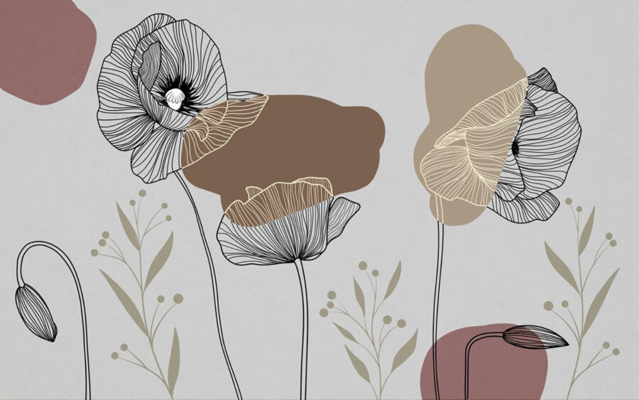 Disegno di fiori e piante