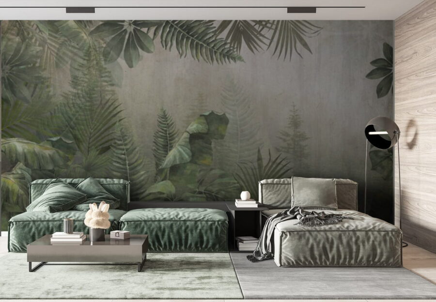 Pittura di una foresta