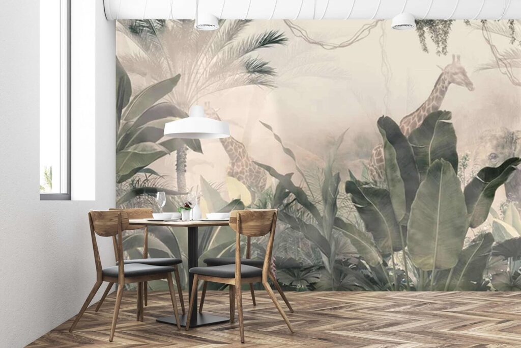 u71250piq1m 1024x683 - Giraffe in una foresta con alberi e piante - tegory