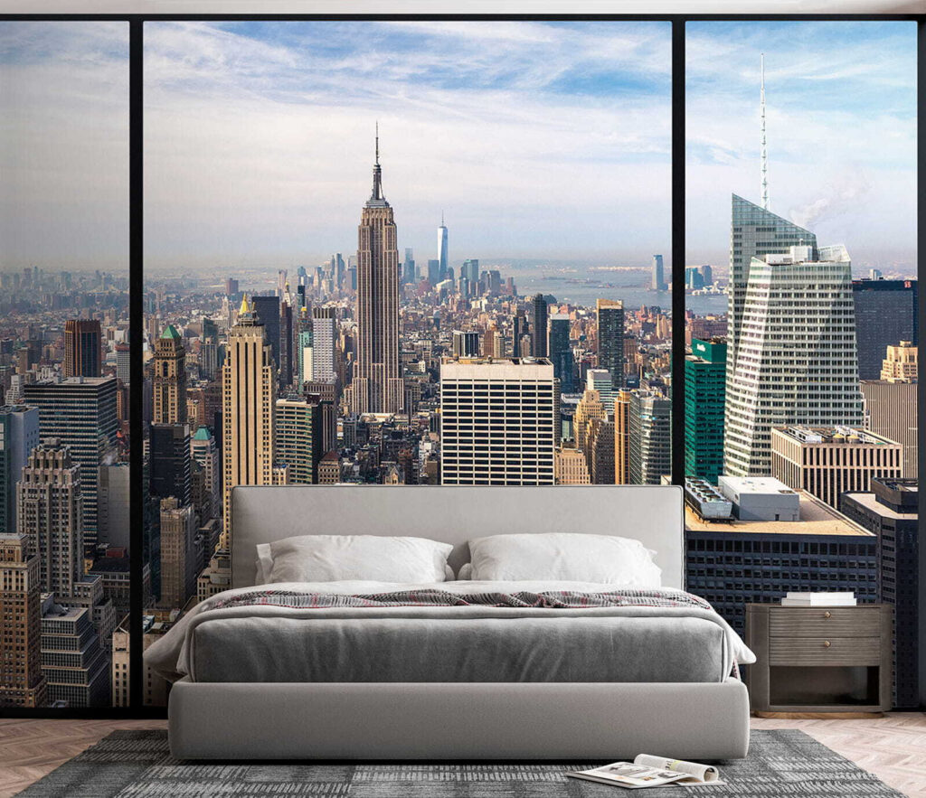 City with tall buildings City with tall buildings