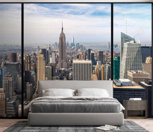 City with tall buildings City with tall buildings