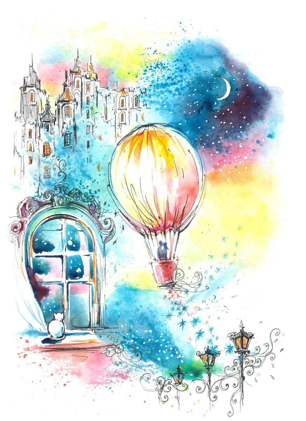 u67978p - Mongolfiera nel cielo - tegory