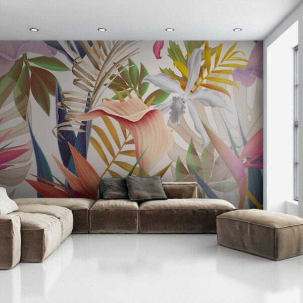 Vibrante fogliame tropicale in armonia. Vibrante fogliame tropicale in armonia.