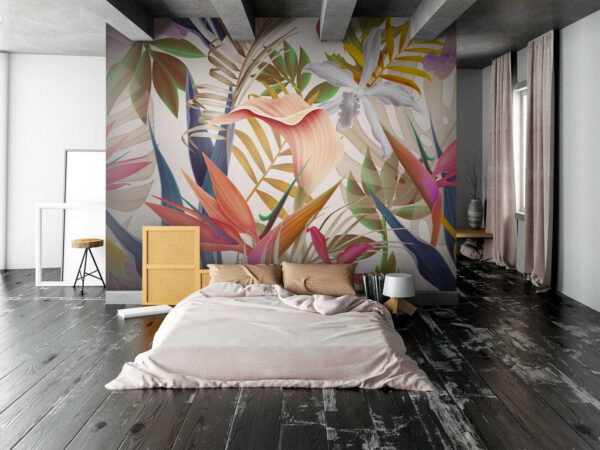 Vibrante fogliame tropicale in armonia. Vibrante fogliame tropicale in armonia.