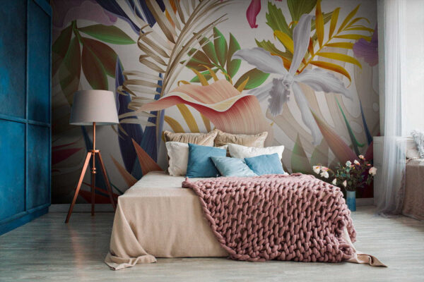 Vibrante fogliame tropicale in armonia. Vibrante fogliame tropicale in armonia.