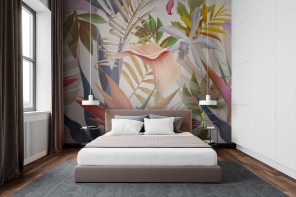 Vibrante fogliame tropicale in armonia. Vibrante fogliame tropicale in armonia.