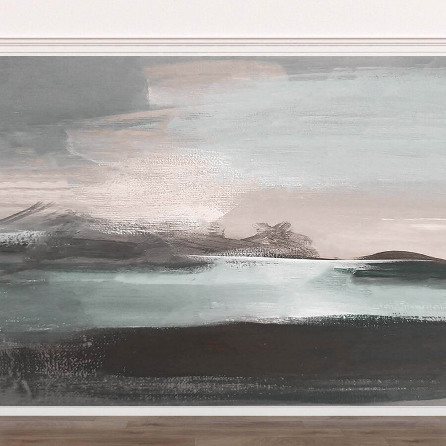 Pittura di uno specchio d'acqua