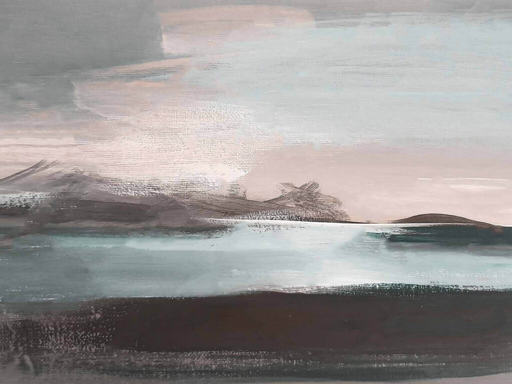 Pittura di uno specchio d'acqua Pittura di uno specchio d'acqua