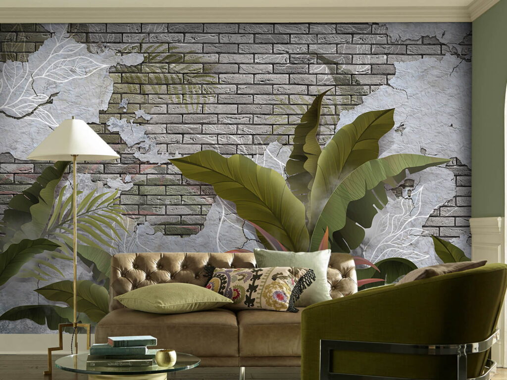 u59823pig1 1024x768 - Muro di mattoni con foglie e muro di mattoni - tegory