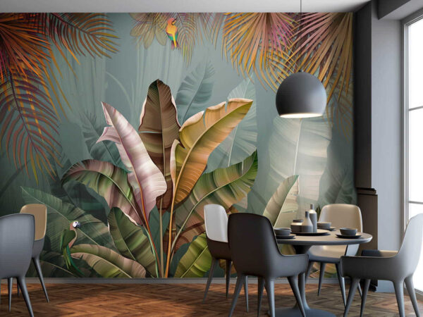 Fogliame tropicale dai colori vivaci Fogliame tropicale dai colori vivaci