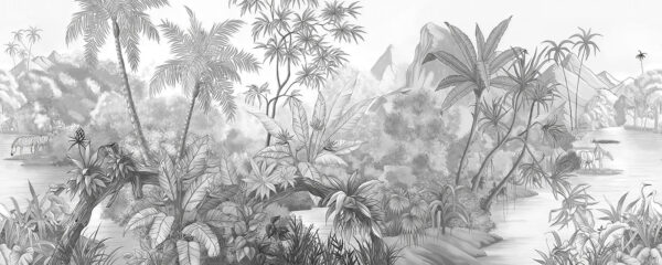 Disegno di una foresta Disegno di una foresta