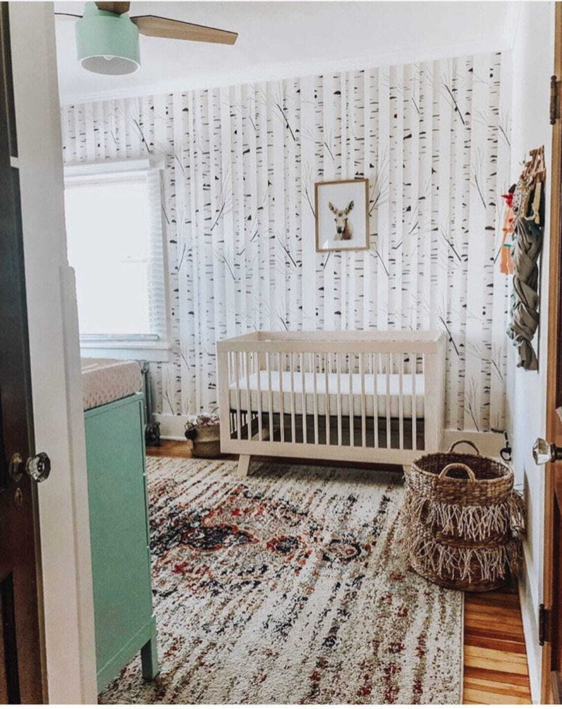 White and brown striped curtain White and brown striped curtain