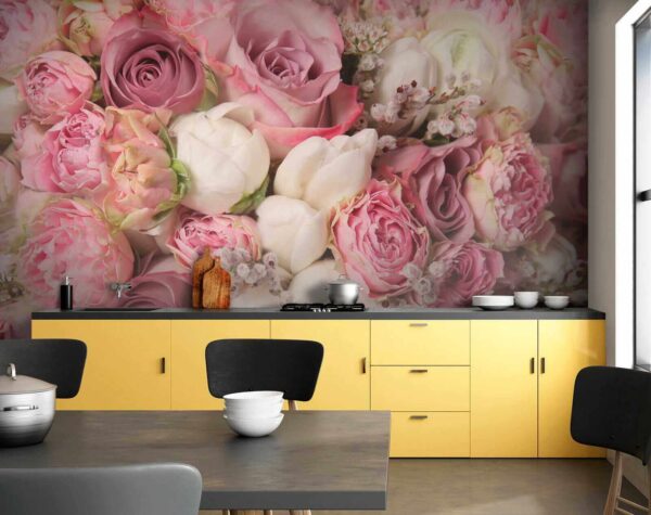 Bellissimo bouquet di rose rosa. Bellissimo bouquet di rose rosa.