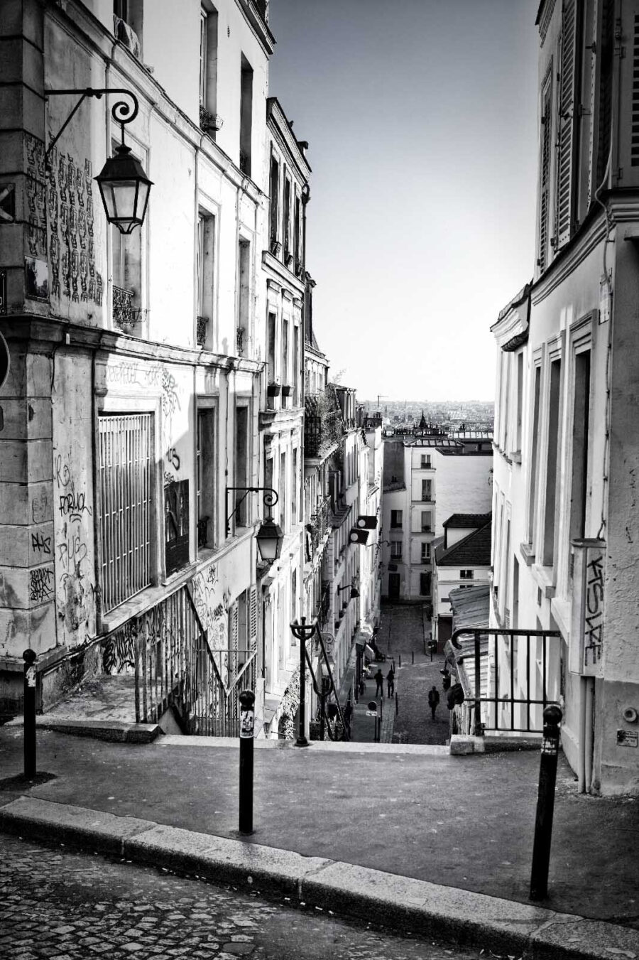 Carta da parati Strada con edifici e lampioni - immagine 3