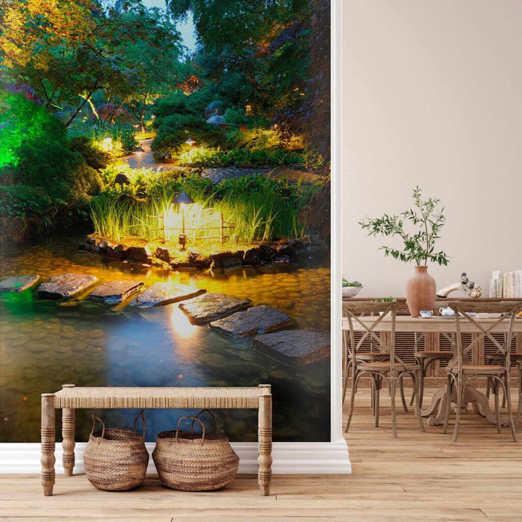 u55184pih1 1024x1024 - Sentiero di pietra in uno stagno con luci - tegory