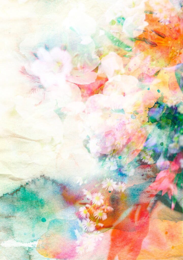 Pittura floreale colorata Pittura floreale colorata