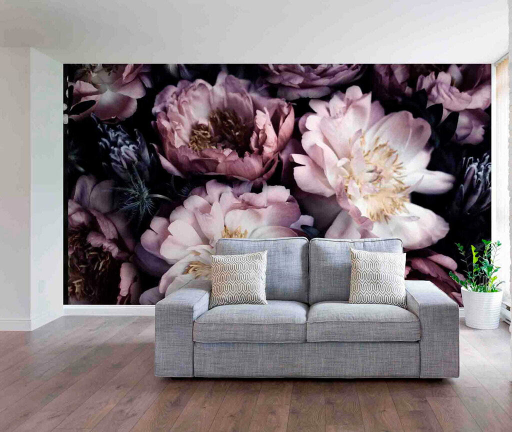 Elegant blooms in soft hues