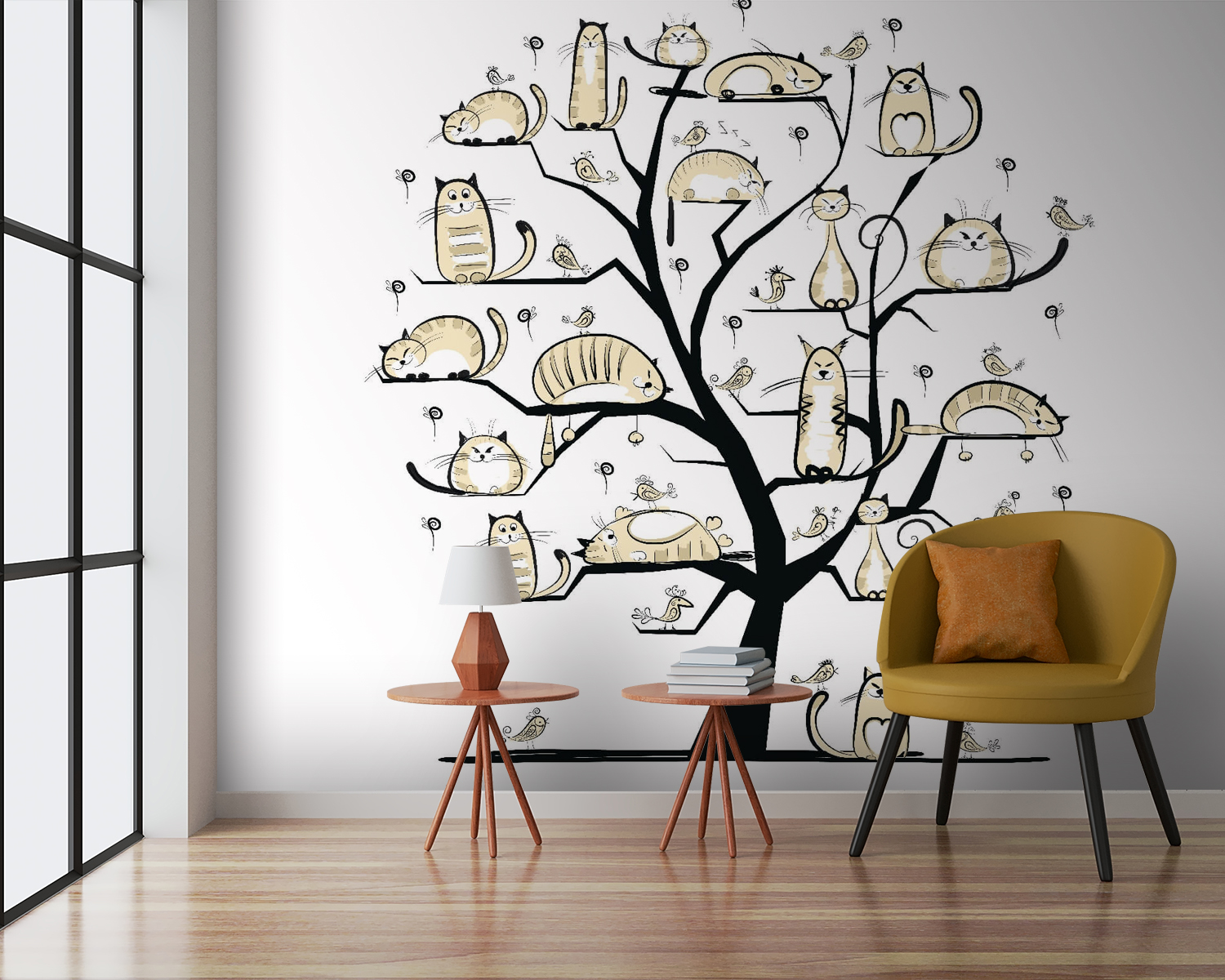 Albero con gatti sopra u54856pig3m - Albero con gatti sopra - tegory