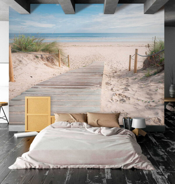 Passerella di legno che conduce alla spiaggia u54357pib4 600x629 - Passerella di legno che conduce alla spiaggia
