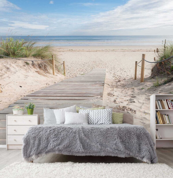 Passerella di legno che conduce alla spiaggia u54357pib1 600x618 - Passerella di legno che conduce alla spiaggia