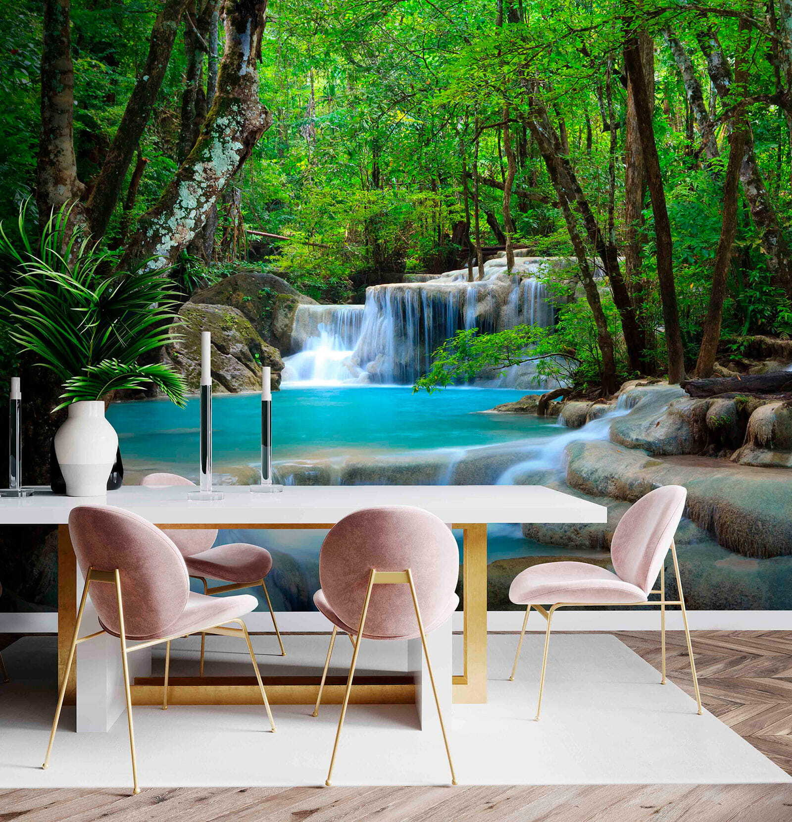 Waterfall in a forest