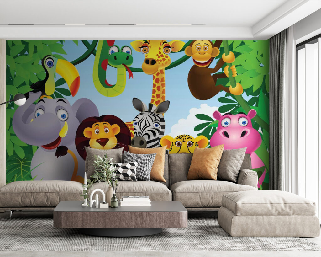 u53685pig63 1024x819 - Gruppo di animali nella giungla - tegory