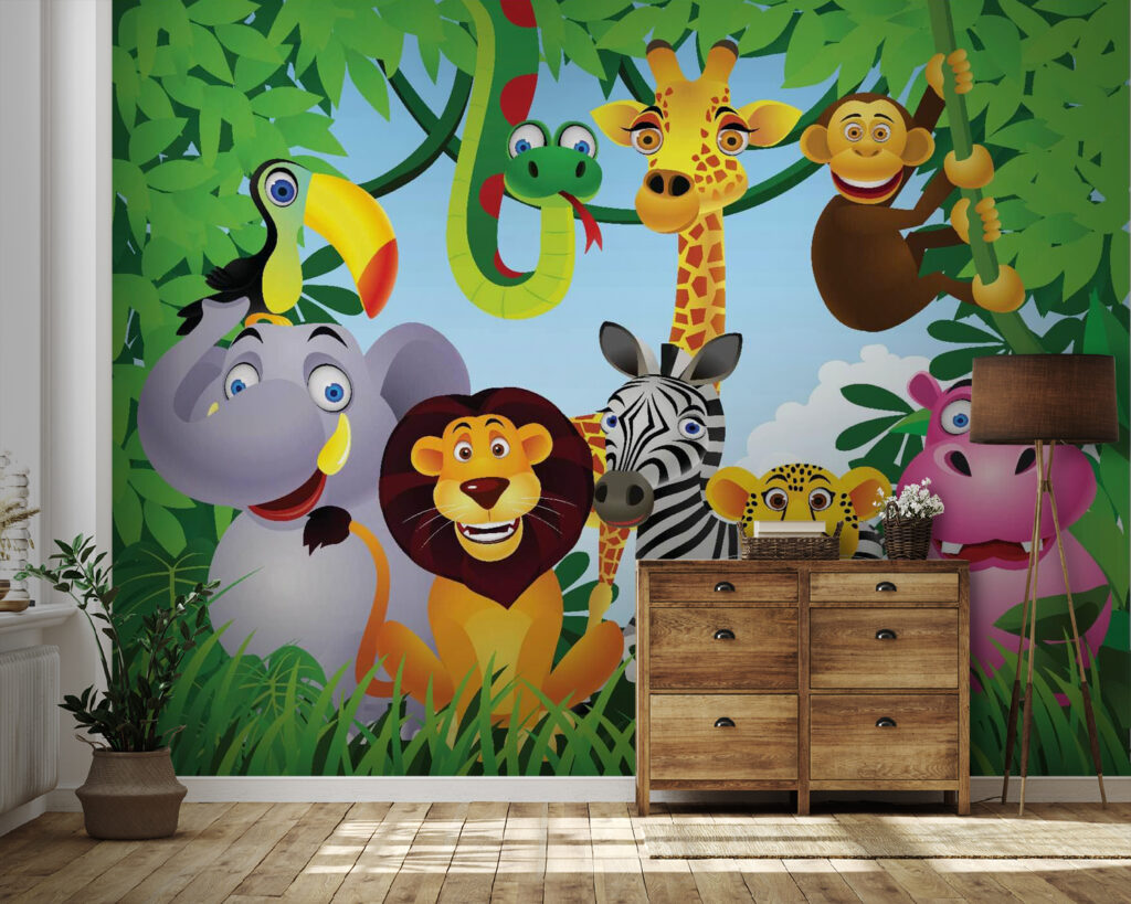 u53685pig41 1024x819 - Gruppo di animali nella giungla - tegory