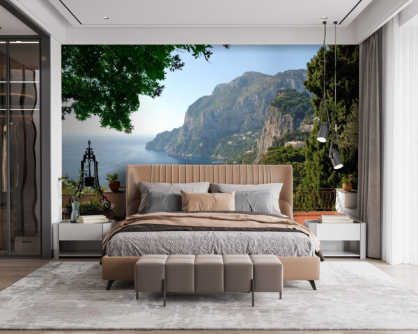Balcone con vista su uno specchio d'acqua Balcone con vista su uno specchio d'acqua