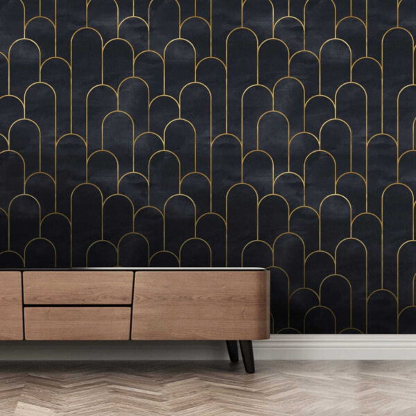 Elegant Arches in Midnight Hue