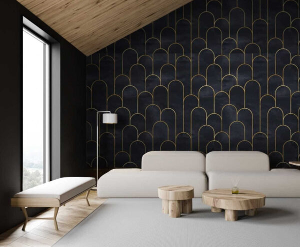 Elegant Arches in Midnight Hue