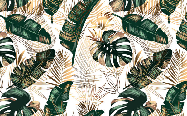Foglie tropicali dal design elegante Foglie tropicali dal design elegante