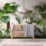 Carta da parati Gruppo di alberi e piante