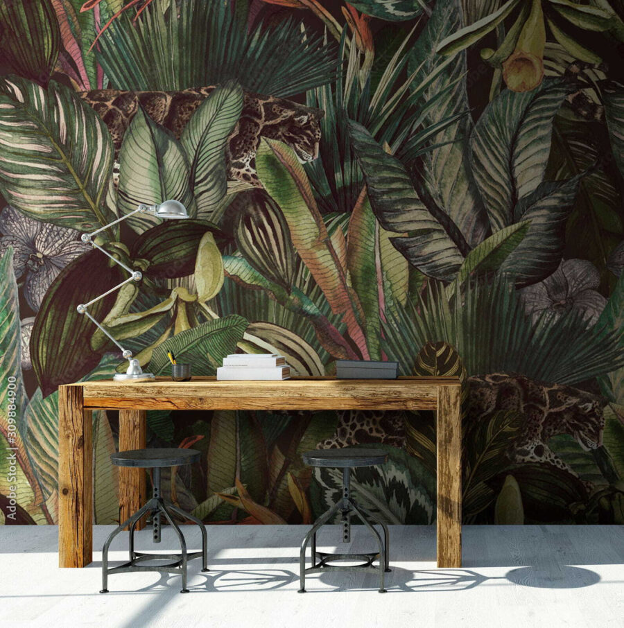 Pattern of tropical plants Pattern of tropical plants