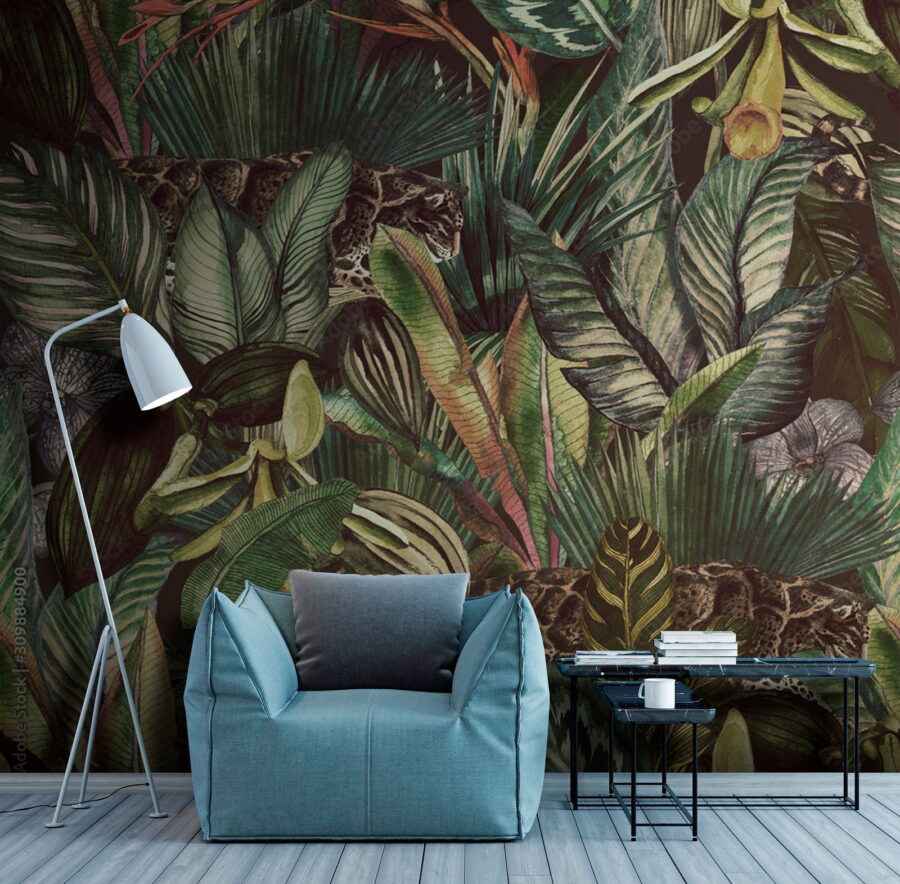 Pattern of tropical plants Pattern of tropical plants