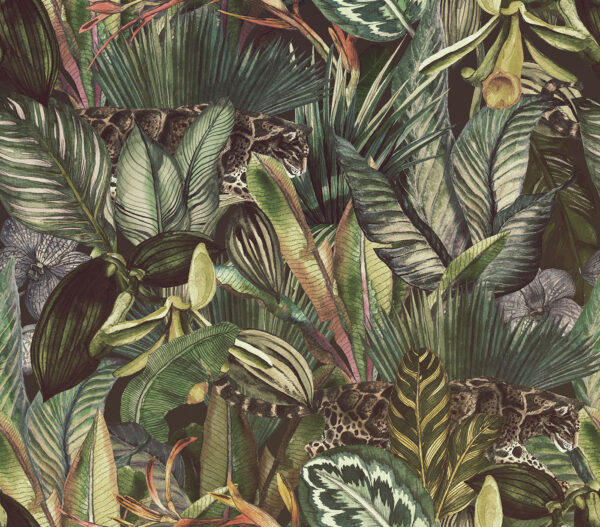 Pattern of tropical plants Pattern of tropical plants
