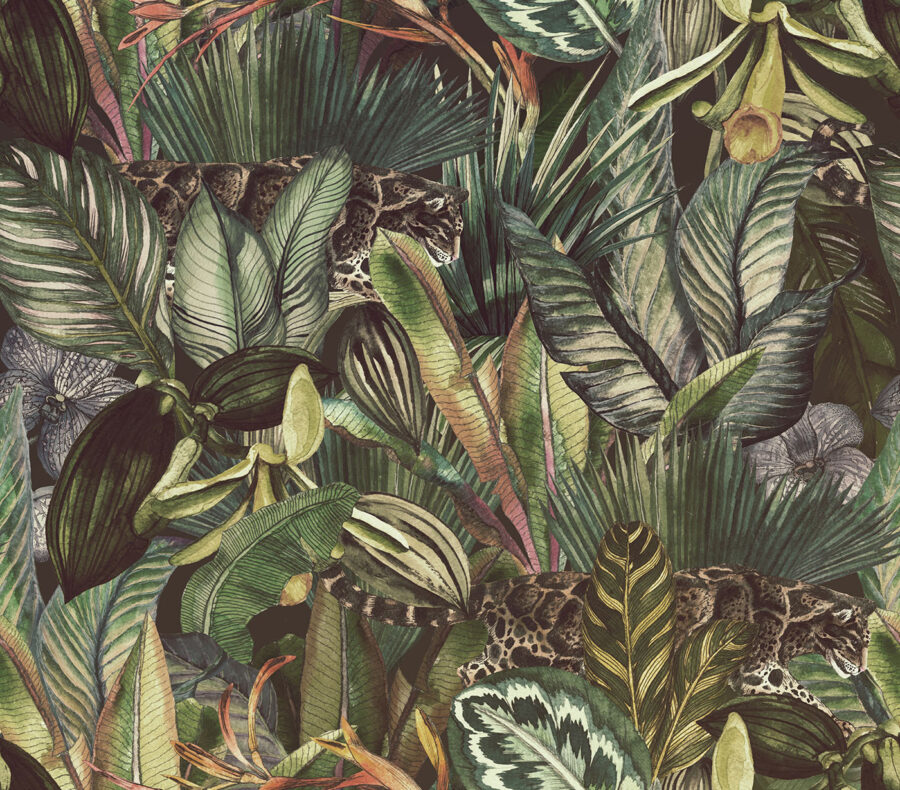 Pattern of tropical plants Pattern of tropical plants