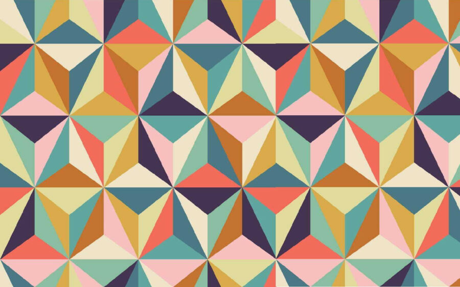Schema di triangoli colorati