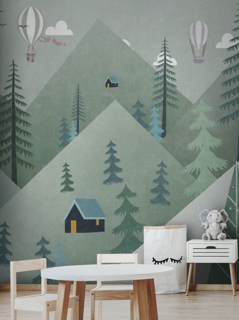 u51241pir1m 764x1024 - Paesaggio con alberi e mongolfiere - tegory