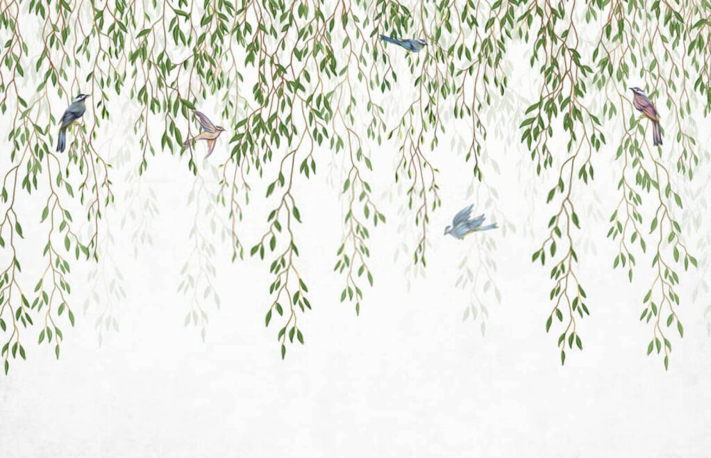 Uccelli sul ramo di un albero Uccelli sul ramo di un albero